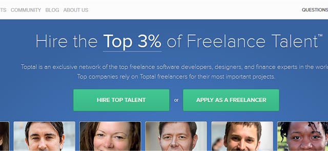 toptal-freelance-website